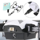 Mini Drone Helicopter Toy Four-axis Remote Control with Aerial Photo Quadcopter for Kids Children Gift blue