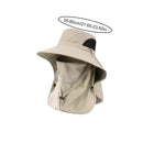 Chapéu de sol Big Eave Chapéu Máscara Chapéu de pesca Trabalho ao ar livre Escalada Hiking Caps Proteção solar Destacável Sun Hat Sports Caps