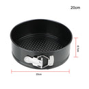 Removable Bottom Kitchen Accessories Carbon Steel Cakes Molds Round Cake Pan Bakeware Non-Stick Metal Bake Mould