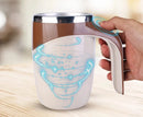 Caneca Magnética de agitação automática Modelo recarregável Xícara de café de agitação elétrica Copo de agitação preguiçoso Milkshake Copo rotativo
