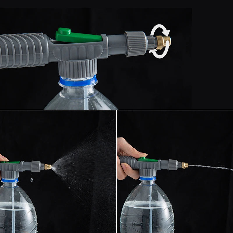 Pulverizador manual Garrafa de bebida ajustável Bico de cabeça de pulverização Ferramenta de rega de jardim Pulverizador Ferramentas agrícolas
