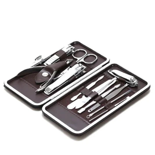 Kit para Unhas Cortador Manicure Portatil Estojo Pinca TesouraFELIZ99