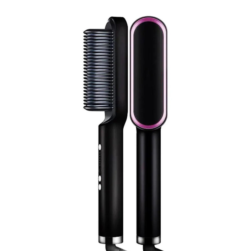 Mini Prancha Alisadora de cabelo escova pente personalizado ferramentas de pente escova de cabelo pente alisador