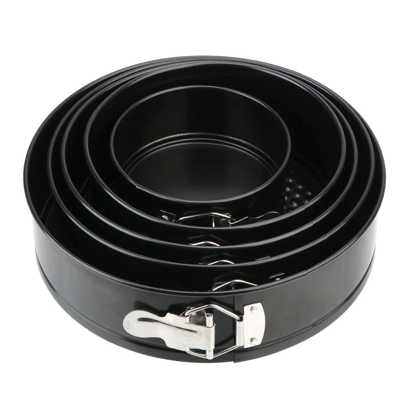 Removable Bottom Kitchen Accessories Carbon Steel Cakes Molds Round Cake Pan Bakeware Non-Stick Metal Bake Mould