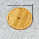 Multi Bamboo Tray Wood Saucer Flower Pot Tray Cup Pad Coaster Plate Kitchen Decorative Plate Creative Coaster Coffee Cup Mat