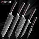 Kit Facas de Cozinha Set,  Churasco Pro , Faca Chef, Ultra-Sharp, Santoku, Cutelo, Corte, Utilidade, Fruta, 1-10pcs