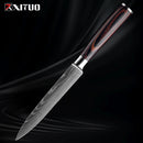 Kit Facas de Cozinha Set,  Churasco Pro , Faca Chef, Ultra-Sharp, Santoku, Cutelo, Corte, Utilidade, Fruta, 1-10pcs