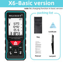 Telêmetro a laser Mileseey X5 localizador a laser digital medidor de distância a laser medidor de distância a laser medidor de fita métrica a laser