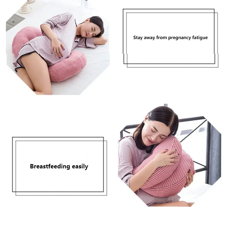 Multi-Function U Shape Pregnant Women Belly Support Pillow Side Sleepers Pregnancy Body Pillows for Maternity