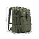 Mochila Tática Militar Reforçada Impermeável Grande  Assall Military Tactical Backpack Reinforced Waterproof Large