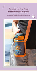 500ml Unicorn Kids Thermos Bottle Cute Children's Thermal Water Bottle Stainless Steel Thermos Mug For Student Water Cup