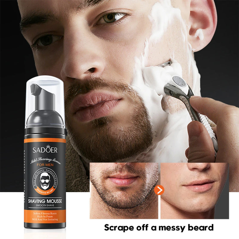Creme de Barbear GentleShave Aloe Mousse - Clean Shaving