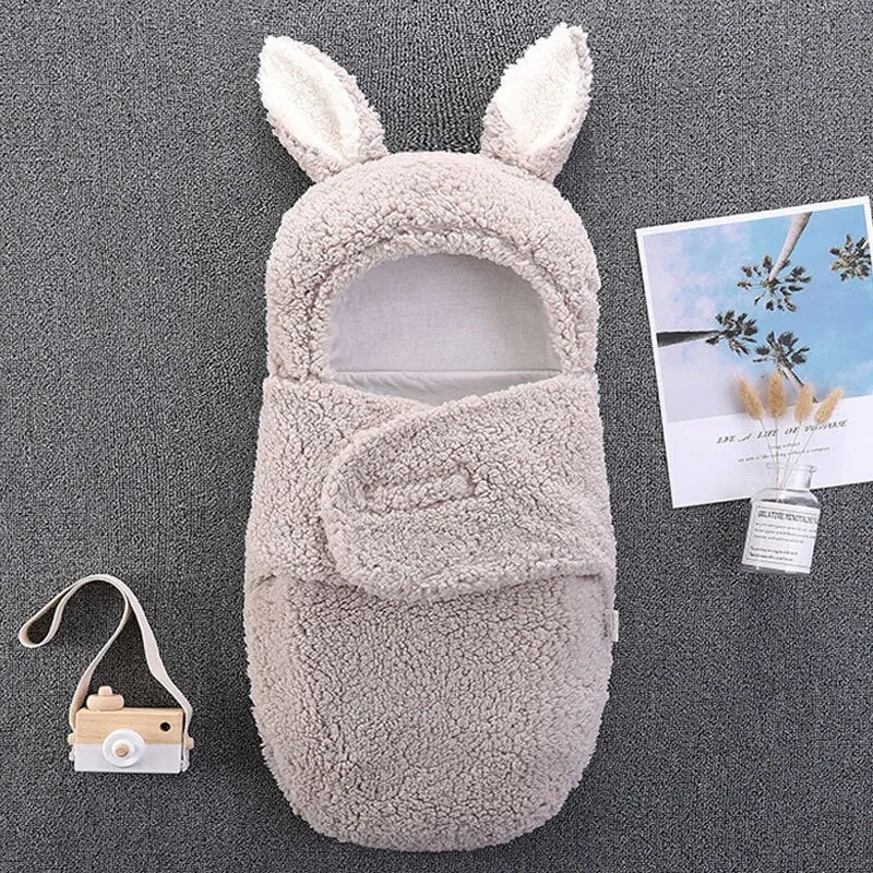 Bebê macio recém-nascido Wrap cobertor bebê saco de dormir envelope para recém-nascido saco de dormir algodão engrossar casulo para bebê Fotografia Coisas