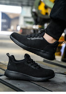 Safety Shoes Work Shoes Steel Toe Men Puncture-Protective Work Boots Indestructible Safety Lightweight