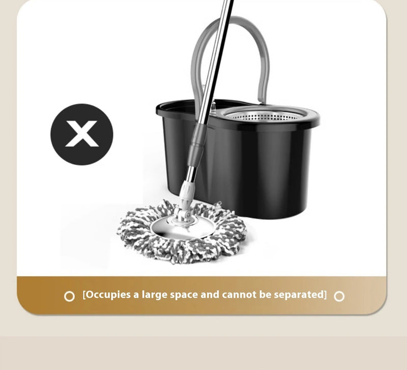 Lazy Hand Wash Free Mop Rotating Mop Set Detachable Mop Bucket Set With Bucket Household Mop 360 Rotating Mop House Cleaning