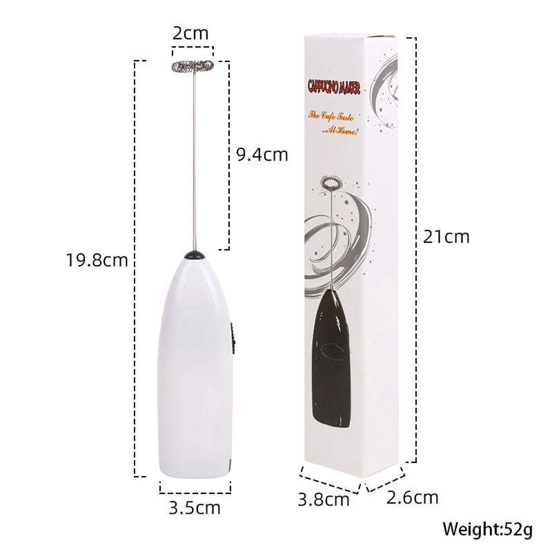Misturador Mixer Bebidas/ovos Portátil Elétrico Bateria Mini