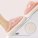 Winter Home Cotton Slippers for Women's Indoor Soft Sole, Non slip, Warm, Not Tired, Simple Couple Cotton Shoes for Men