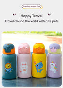 500ml Unicorn Kids Thermos Bottle Cute Children's Thermal Water Bottle Stainless Steel Thermos Mug For Student Water Cup