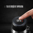 Garrafa de água de aço inoxidável  com display de temperatura inteligente - HydroPrecision