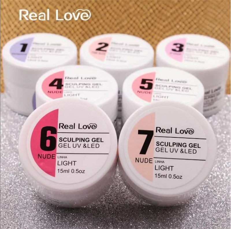 Gel Para Unhas Resistente Intense Sculpting Gel - Real Love Gel Nail Styling Gel