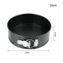 Removable Bottom Kitchen Accessories Carbon Steel Cakes Molds Round Cake Pan Bakeware Non-Stick Metal Bake Mould
